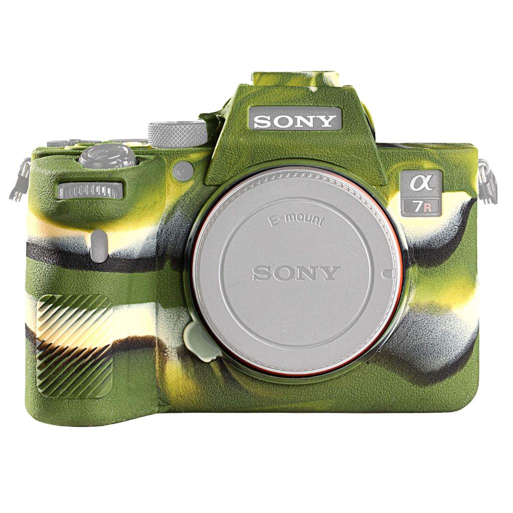เคส Sony A7RIV, ฝาครอบเคสกล้องป้องกันที่ถอดออกได้ยางซิลิโคนมืออาชีพ, เข้ากันได้กับ Sony A7RIV A7R4
