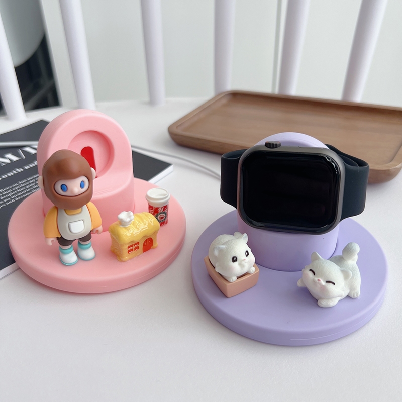 แท่นชาร์จนาฬิกาข้อมือซิลิโคน สําหรับ Apple watch iwatch Series 9 8 7 6 5 4 3 2 1