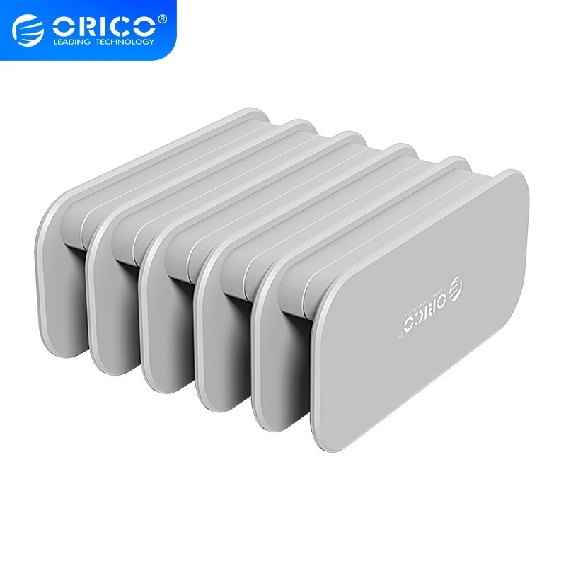 พร้อมส่ง ORICO DK205 ที่ชาร์จโทรศัพท์มือถือ 5 ช่อง พอร์ต USB พาวเวอร์ซัพพลาย สร้างสรรค์ พร้อมตัวยึด