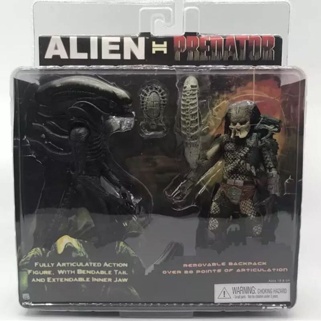 ฟิกเกอร์ PVC NECA Alien VS Predator Exclusive ขนาด 18-20 ซม. 2 แพ็ค