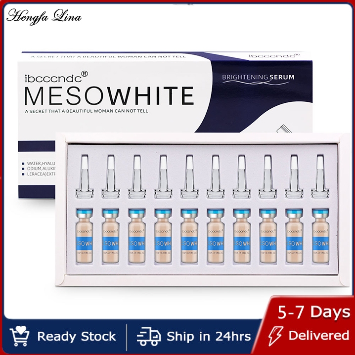 Hengfa Lina BB ครีม เครื่องสําอางเกาหลี บีบีครีม แอมพูล โกลว์เซรั่ม เมโสไวท์ ไบรท์เทนนิ่ง เซรั่ม เพื่อผิวกระจ่างใส รักษาสิว ต่อต้านริ้วรอยแห่งวัย