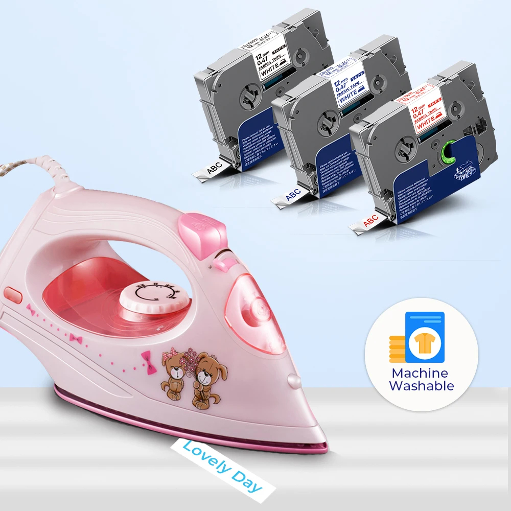 Compatible Brother TZE TZ Tape TZe-FA231 TZe-FA3 TZe-FA3R FA221 FA241 FA251 Fabric Iron-on Clothing 