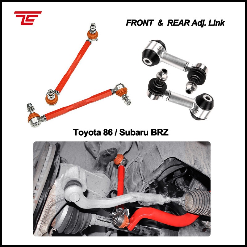 ลูกหมากกันโคลง สั้น-ยาว ปรับระยะได้ Toyota GT86 FT86 2012~2023 Front & Rear Stabilizer Bar Links for Toyota 86 Subaru BRZ