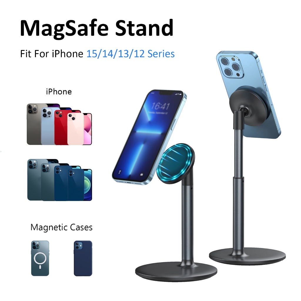 Magsafe ขาตั้งโทรศัพท์มือถือ แบบแม่เหล็ก ปรับได้ สําหรับ iPhone 15/14/13/12 Series