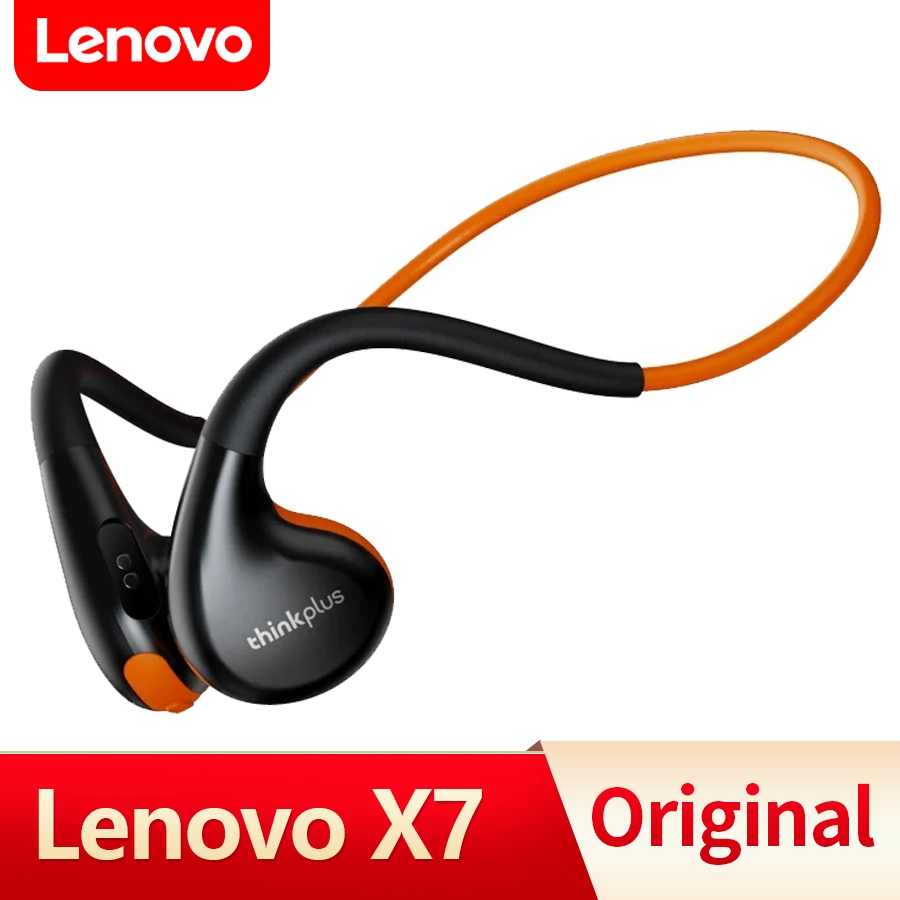 Lenovo X7 หูฟังบลูทูธ คุณภาพเสียง HiFi กันน้ํา สแตนด์บายนาน สําหรับเล่นกีฬา ระบบ Bone Conduction