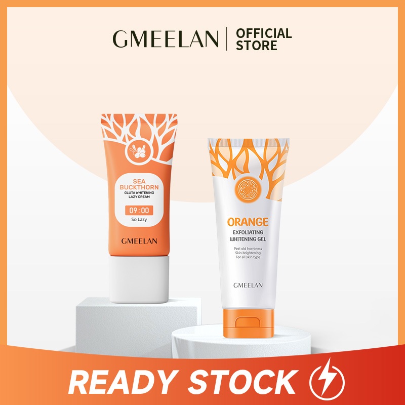GMEELAN คลีนไวท์เทนนิ่ง เซ็ต ครีมไวท์เทนนิ่ง เจลผลัดผิว เดย์ครีมบำรุงผิวหน้า บำรุงผิว มอยเจอร์ไรเซอร