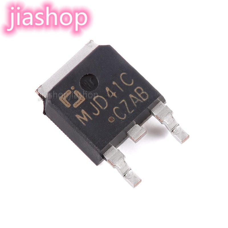 2 ชิ้น MJD41C TO-252-2L 100V 6A NPN ใหม่บน
