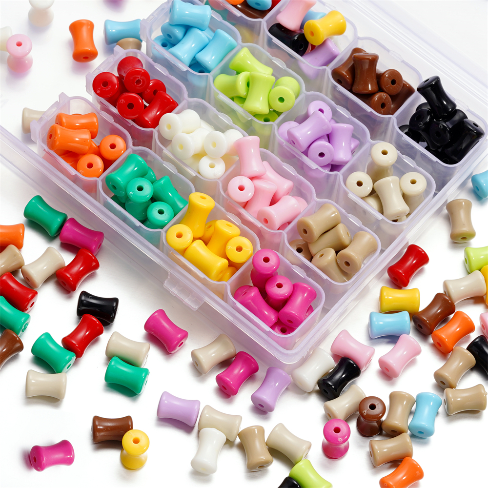 St.kunkka 20 ชิ้น 8 * 12 มิลลิเมตรอะคริลิคไม้ไผ่ลูกปัดหลวมลูกปัด Spacer ลูกปัด DIY ทําสร้อยข้อมือสร้อยคอลูกปัดเครื่องประดับวัสดุอุปกรณ์เสริม