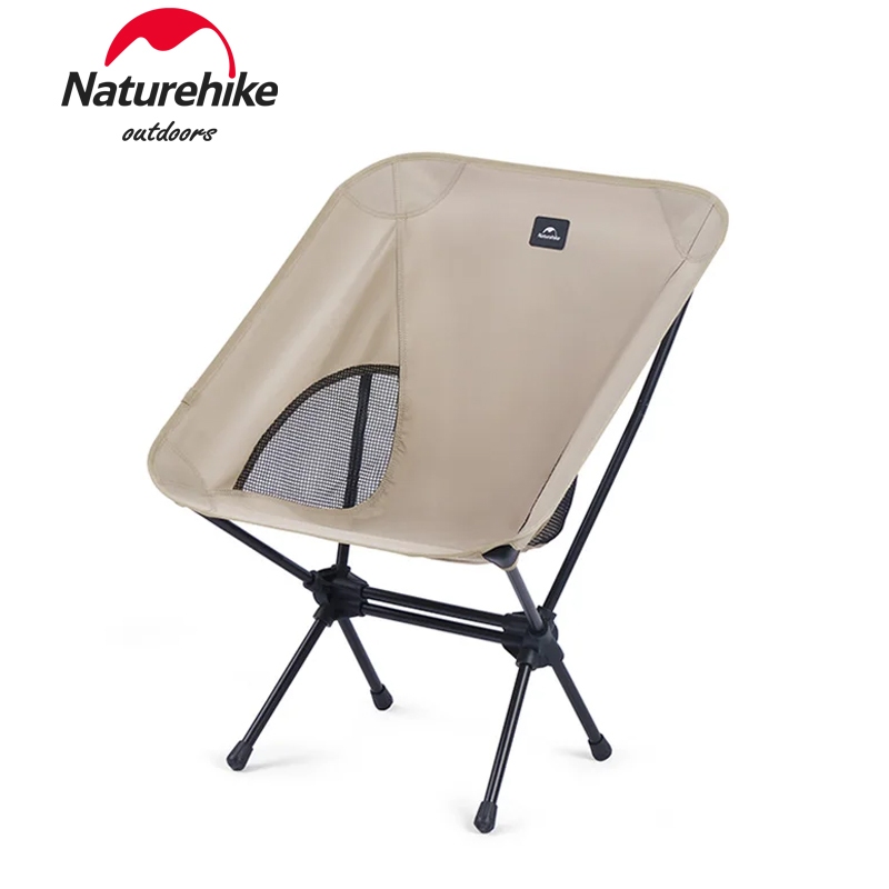 Naturehike YL08 เก้าอี้ชายหาด เก้าอี้พับ น้ําหนักเบา กว้าง 55 ซม. พับได้ แบบพกพา สําหรับตั้งแคมป์ เดินป่า บาร์บีคิว