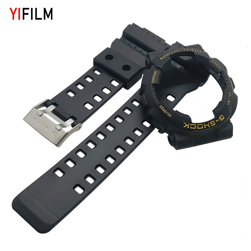 สายนาฬิกาข้อมือยาง แบบเปลี่ยน สําหรับ G-SHOCK GA 100 110 120 200 130