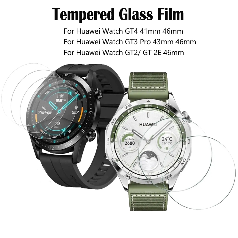 ฟิล์มกระจก Huawei Watch GT4 41 มม. 46 มม. ฟิล์มกระจกนิรภัยกันรอยหน้าจอ สําหรับ Huawei Watch GT 3 2 Pro Watch GT 2E 46mm Smart Watch สมาร์ทวอทช์