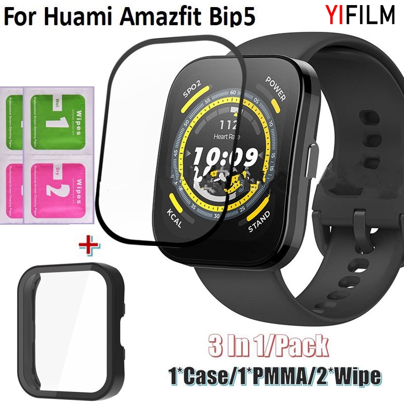 ฟิล์มกระจกกันรอยหน้าจอ PC สําหรับ Huami Amazfit Bip5 Amazfit Bip 5