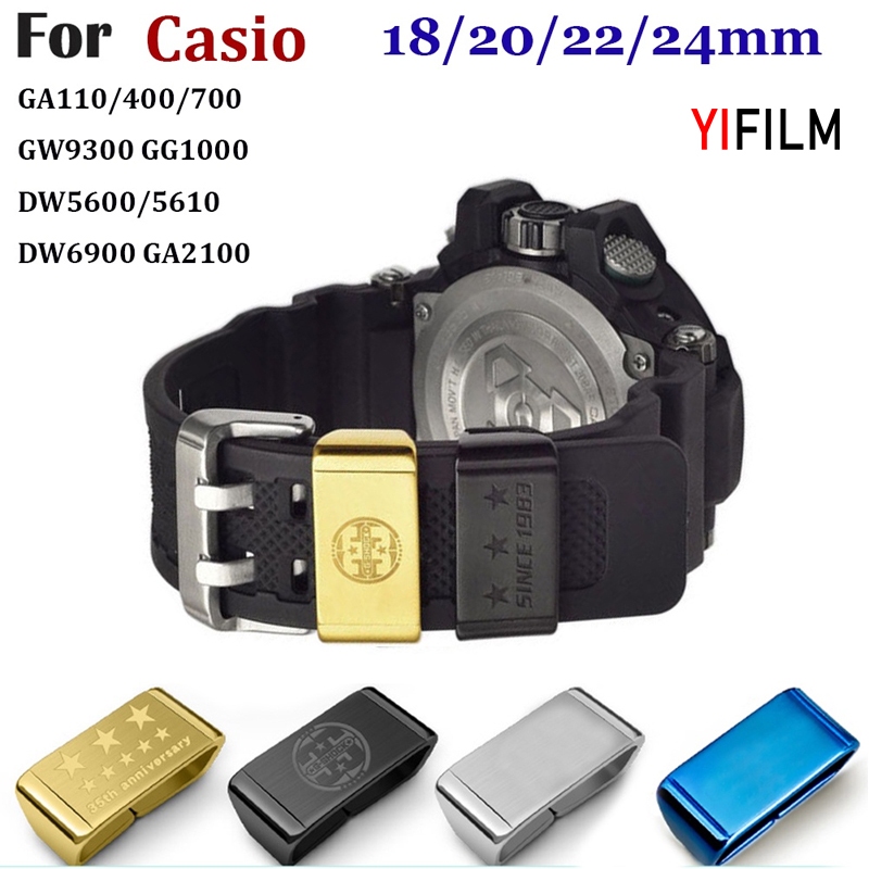 แหวนล็อกสายนาฬิกาข้อมือ โลหะ อุปกรณ์เสริม สําหรับ Casio GA110 400 700 GW9300 GG1000 DW5600 5610 DW6900 GA2100
