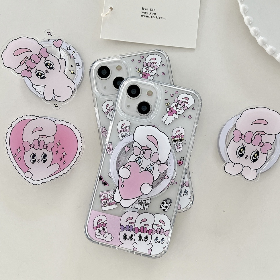 สําหรับiphone case 16 Pro Max 15 Pro Max 14 Pro Max 13 Pro Max 12 Pro Maxอะคริลิคแม่เหล็ก+รองรับแม่เหล็กเคสโทรศัพท์มือถือ