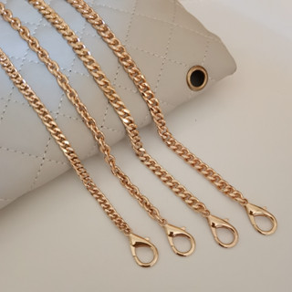 สายโซ่คล้องกระเป๋า คาดเอว สายโซ่โลหะ สีทอง ขนาดเล็ก แบบเปลี่…