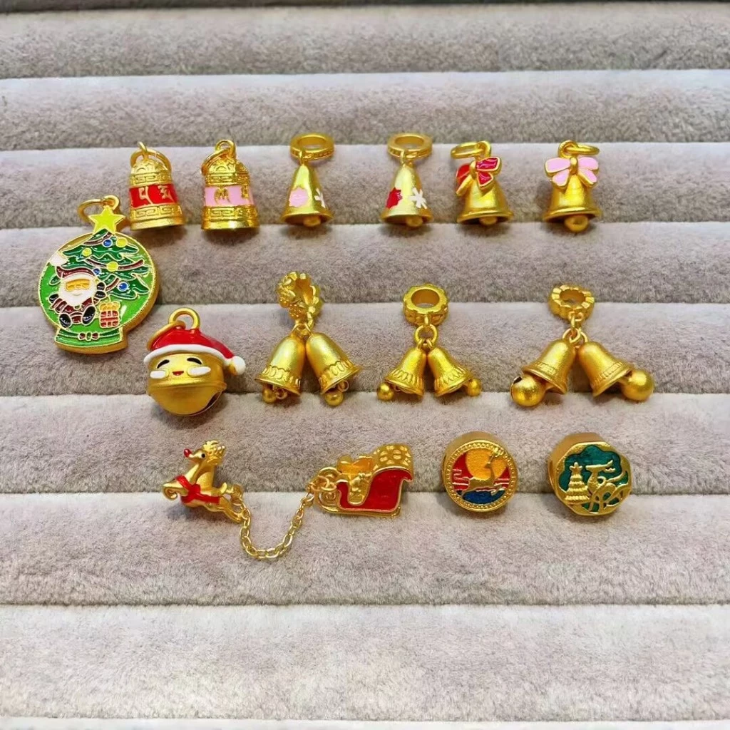 เครื่องประดับ ของขวัญคริสต์มาส สีทอง สําหรับตกแต่งบ้าน thumbnail 4