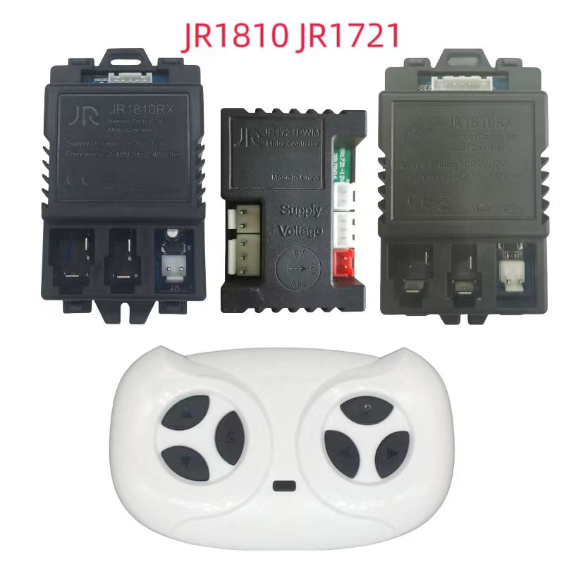 รีโมตคอนโทรล และตัวรับสัญญาณไฟฟ้า 6V 12V JR1810RX JR1721PWM สําหรับรถจักรยานยนต์เด็ก