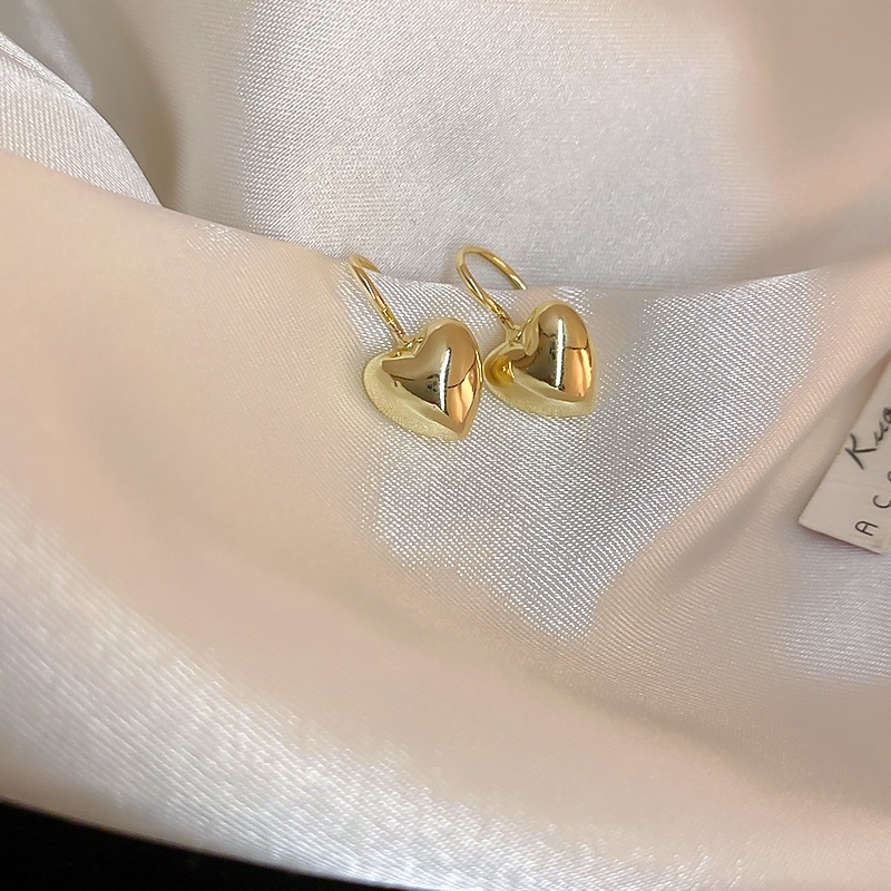 ต่างหูโลหะ สไตล์ยุโรป อเมริกัน มินิมอล ดีไซน์เท่ ย้อนยุค อินเทรนด์