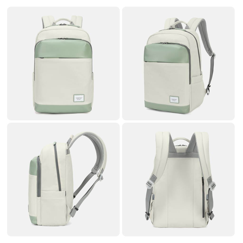 Tigernu 9520 กระเป๋าเป้สะพายหลัง ใส่แล็ปท็อป ขนาดใหญ่ 15.6 นิ้ว กันน้ํา น้ําหนักเบา