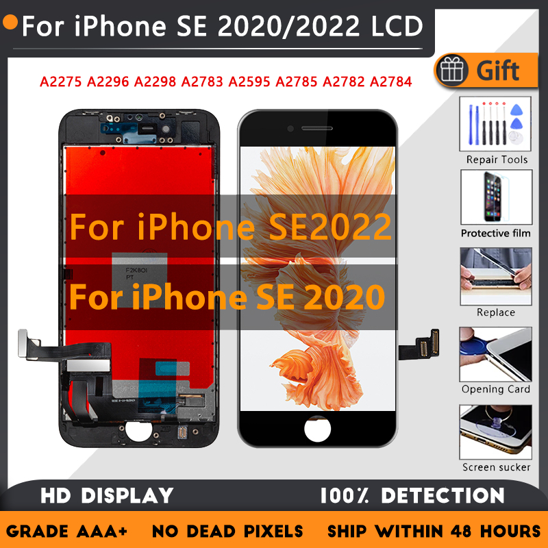หน้าจอสัมผัส LCD แบบเปลี่ยน สําหรับ iPhone SE 2020 SE2022 A2275 A2296 A2298 A2783 A2595 A2785 A2782 