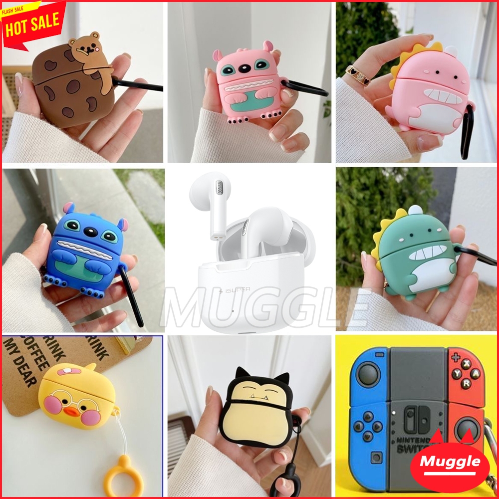เคส iSuper Evo Bud Air เคสหูฟังซิลิโคน ลายการ์ตูน สําหรับ เคส iSuper Evo Buds Air เคส iSuper Evo Bud