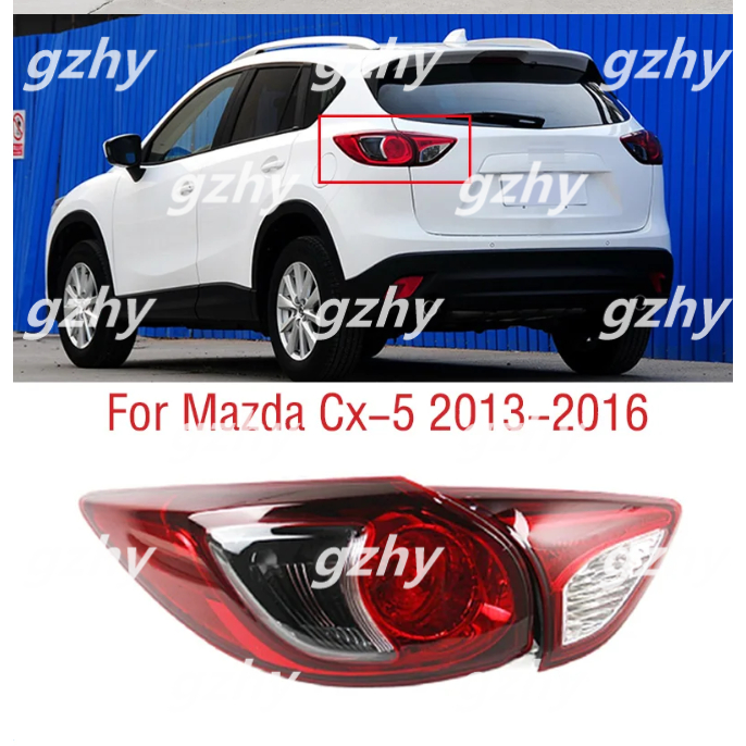 ไฟท้าย ไฟตัดหมอก ไม่มีหลอดไฟเบรก สําหรับ Mazda Cx5 Cx-5 2013 2014 2015 2016
