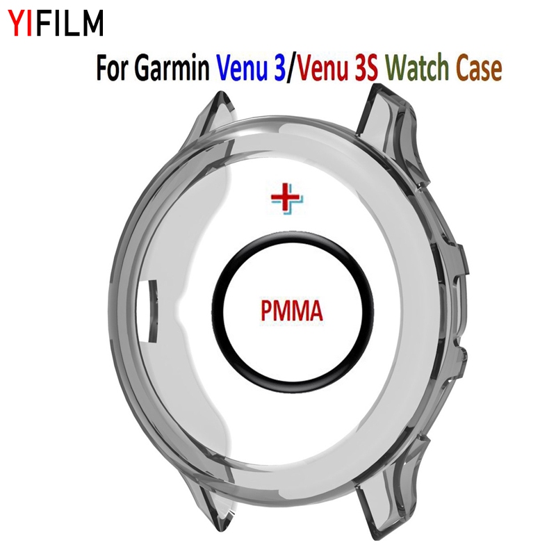ฟิล์มกันรอยหน้าจอ PMMA พร้อมสายคล้องมือ อุปกรณ์เสริม สําหรับ garmin Venu 3 3S garmin Venu3s Venu3