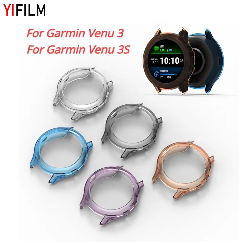 เคส TPU นิ่ม ป้องกันรอยขีดข่วน อุปกรณ์เสริม สําหรับ Garmin Venu 3 3S Venu3 3S