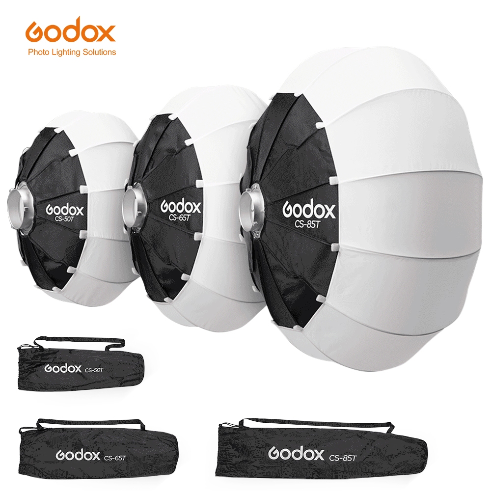 Godox กล่องไฟซอฟท์บ็อกซ์ CS-50T 50 ซม. 65T 65 ซม. 85T 85 ซม. สําหรับแฟลชสตูดิโอถ่ายภาพ วิดีโอ LED