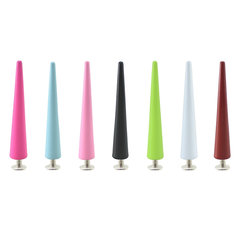 5pcs 10x55mm กระดุมทรงกรวย หลากสี. สําหรับเย็บเสื้อผ้า หนัง DIY