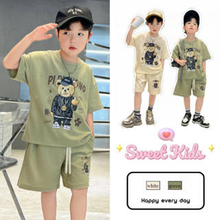 SweetKids พร้อมส่งจากกทม🌸ชุดเซ็ทเด็ก แฟชั่นเด็ก🍓แขนสั้นเสื้อ…