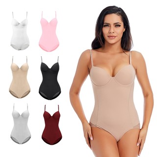 WECHERY Slimming Body Shaper Bodysuit Underwear Butt Lifting Shapewear Thin Stretchy Soft Underwear