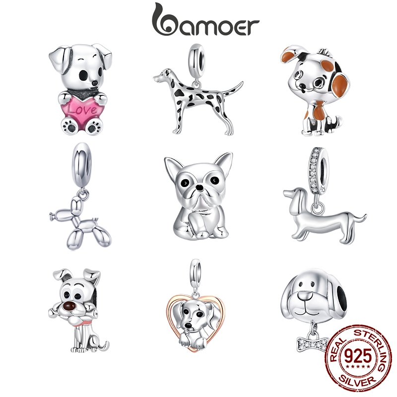 Bamoer تعليقة فضة 925 حيوانات لطيفة SCC256
