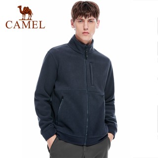 Camel เสื้อแจ็กเก็ต ผ้าฟลีซ ป้องกันไฟฟ้าสถิตย์ สําหรับผู้ชาย
