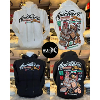 [COD]เสื้อผ้าฝ้ายApichat Farm า เสื้อฮู้ดแขนยาวอภิชาติฟาร์ม【…