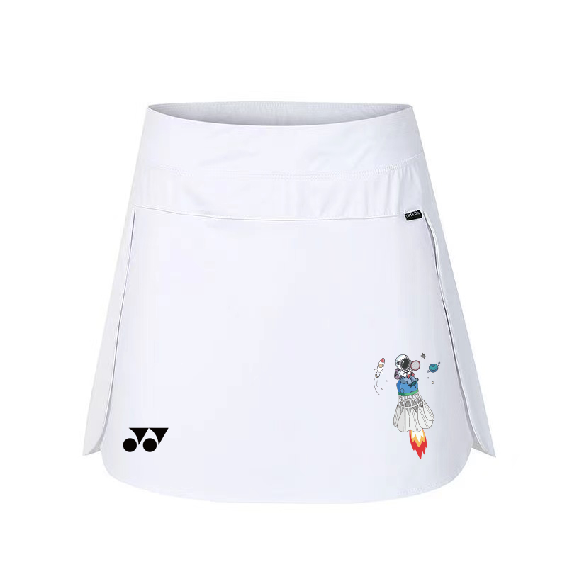 Yonex กระโปรงสั้น แห้งเร็ว ป้องกันแสงสะท้อน สีขาว เหมาะกับใส่เล่นกีฬา เทนนิส วิ่ง ฟิตเนส กลางแจ้ง สําหรับผู้หญิง