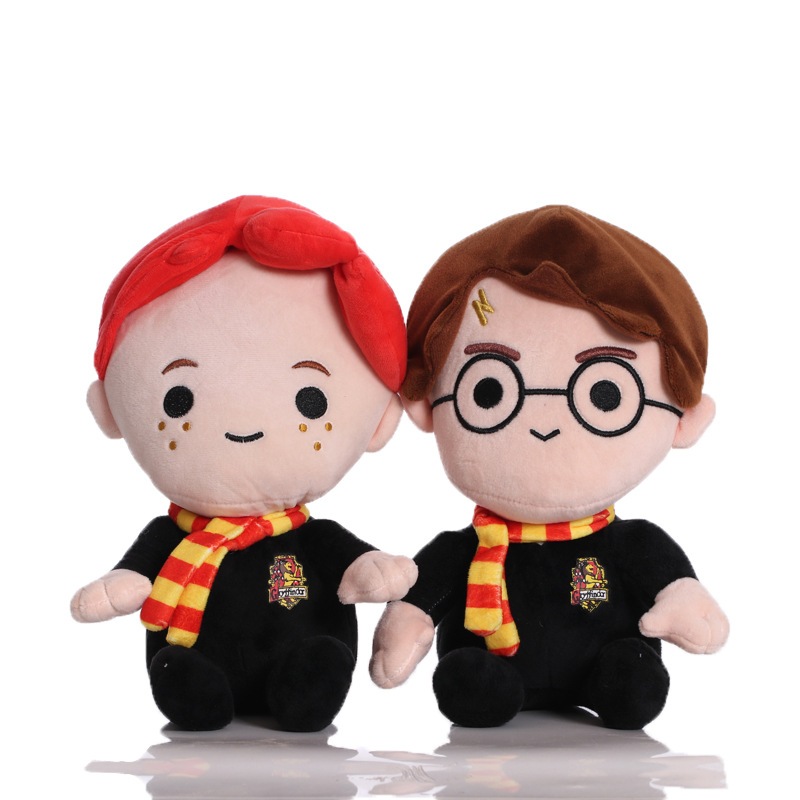 หมอนตุ๊กตานุ่ม รูปการ์ตูน Harry Potter Harry James Potter Ronald Billius Weasley ขนาด 22 ซม. ของขวัญวันเกิด สําหรับแฟนสาว