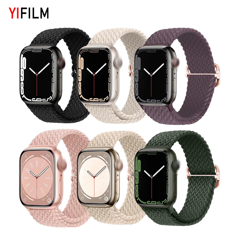 Yifilm สายนาฬิกาข้อมือไนล่อน สําหรับ Apple Watch series 7 8 Ultra 6 se 5 4 3