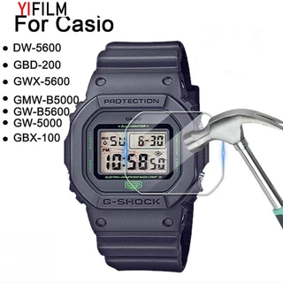 Yifilm ฟิล์มกระจกนิรภัยกันรอยหน้าจอ gshock*1 ชิ้น (DW-5600,GBD-200,GWX-5600,GMW-B5000,GW-B5600,GW-5000,GBX-100) 9H