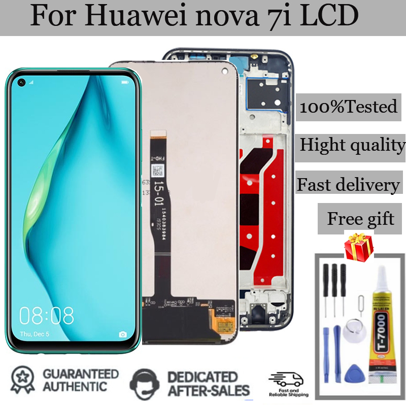 สําหรับ Huawei nova 7i LCD Touch Screen Digitizer จอแสดงผลอะไหล่ JNY-L22B JNY-L21A JNY-L01A JNY-L21B
