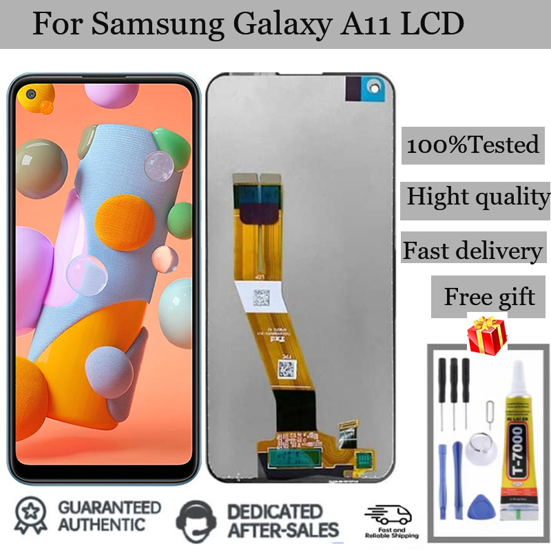 หน้าจอสัมผัสดิจิทัล LCD สําหรับ Samsung Galaxy A11 Samsung Galaxy A11
