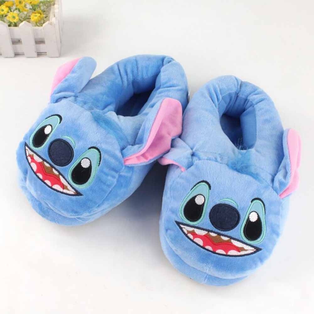 รองเท้าแตะ Lilo Stitch น่ารัก, รองเท้านุ่ม อบอุ่น, ของตกแต่งบ้าน, เหมาะสําหรับผู้ชายและผู้หญิง