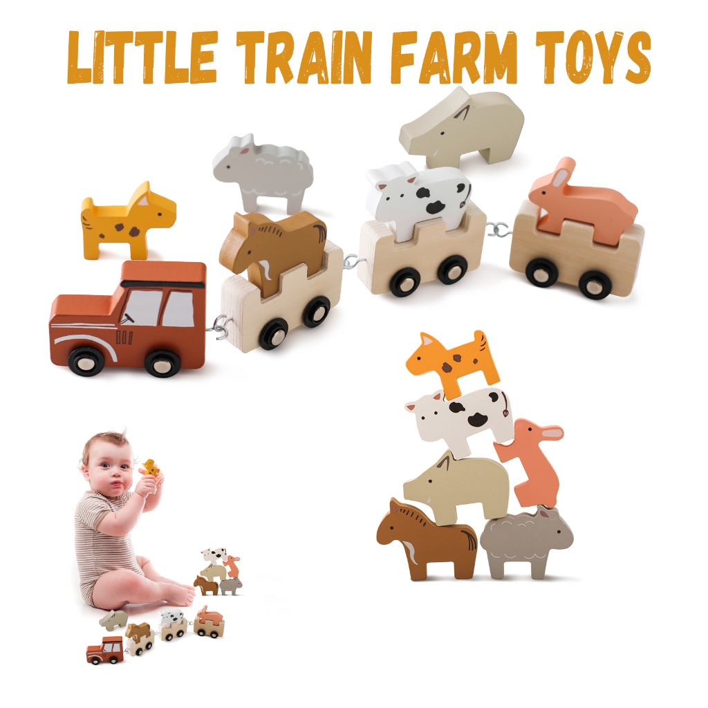 ของเล่นรถไฟปริศนา อเนกประสงค์ ถอดออกได้ เพื่อการเรียนรู้ สําหรับเด็ก