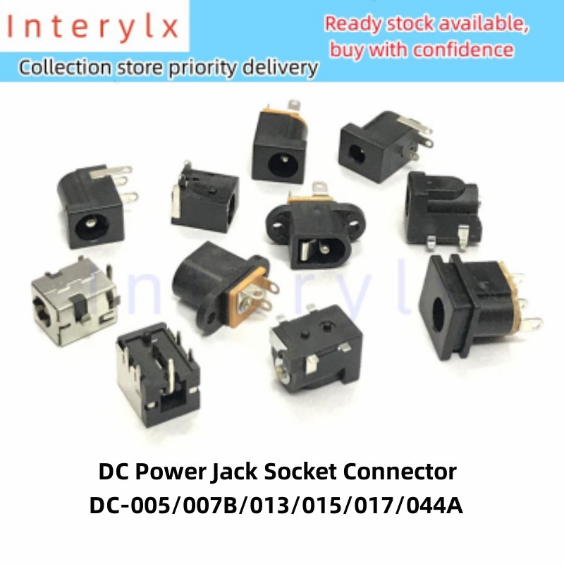 5-10 ชิ้น DC Power Jack Socket Connector 5.5*2.1 มม.DC-005 DC-007B DC-022B DC-099 DC-013 DC-017 DC-0