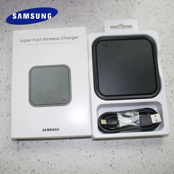 แผ่นชาร์จไร้สาย 15W EP-P2400 สําหรับ Samsung Galaxy S23 S22 S21 S20 Note 20 Ultra S10 S9 S8 Plus 10 9 8 S6 S7 Fold4 Flip4