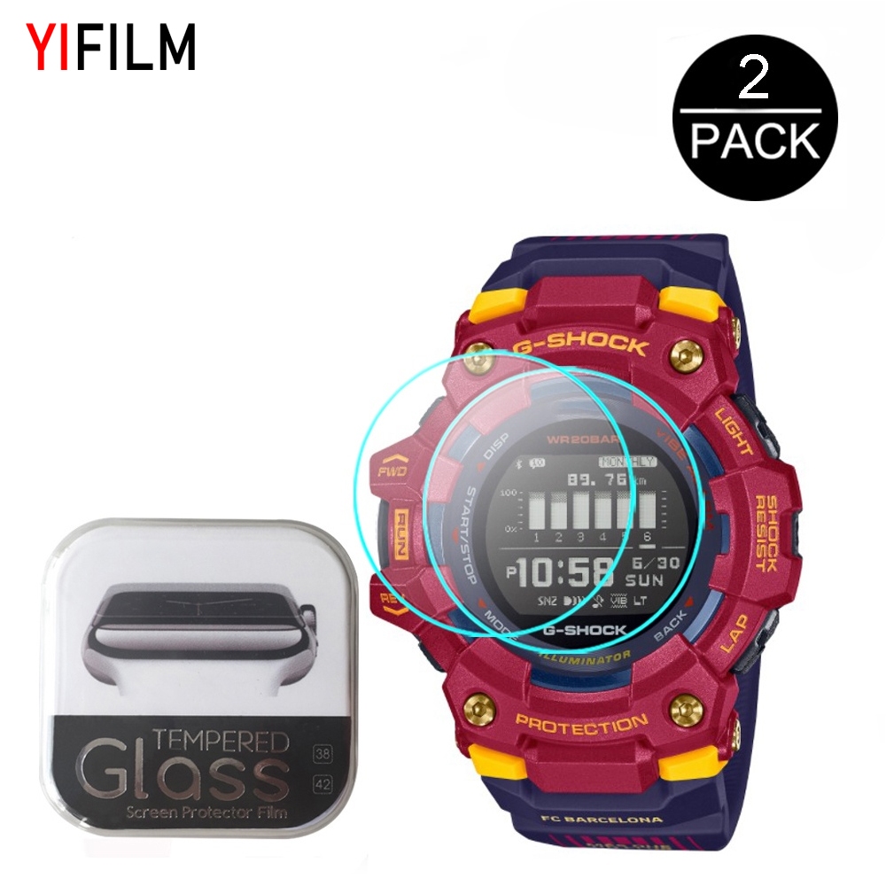 Yifilm กระจกนิรภัย สําหรับ Casio G-SHOCK GBD-100BAR GBD-H1000BAR GWG-2000TLC MTG-B1000CX GM-2100MG G