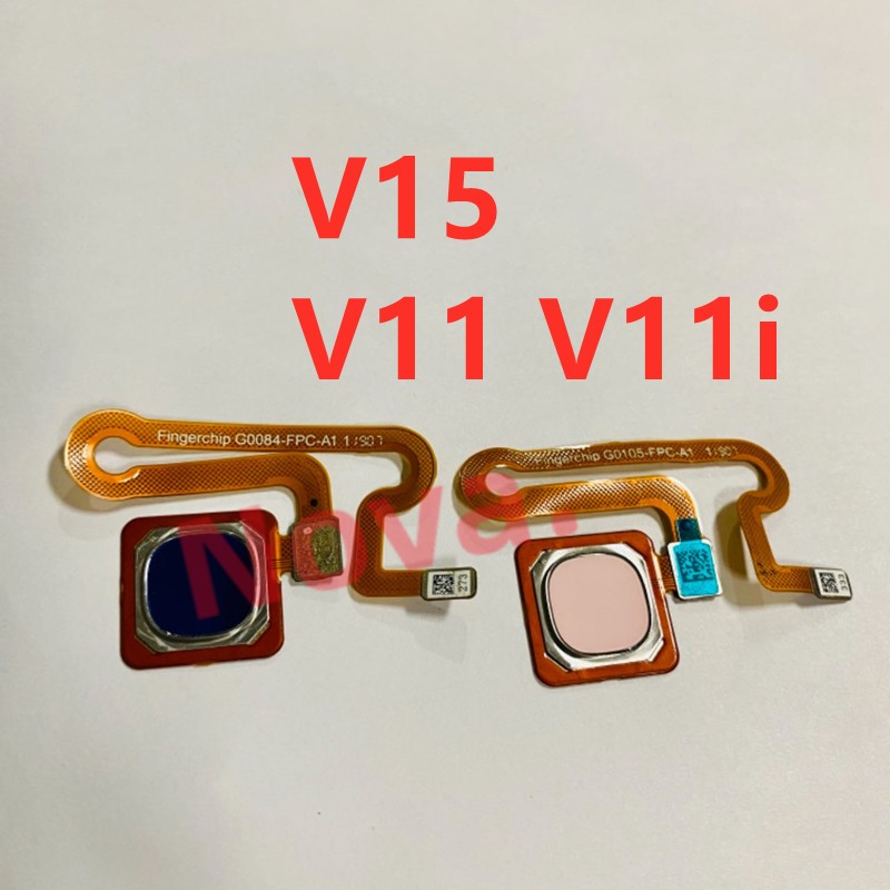 ลายนิ้วมือ สําหรับ Vivo V11 V11i V15 ปุ่มโฮม สัมผัส ID เชื่อมต่อ สายเคเบิลอ่อน ชิ้นส่วนเปลี่ยนโทรศัพท์มือถือ