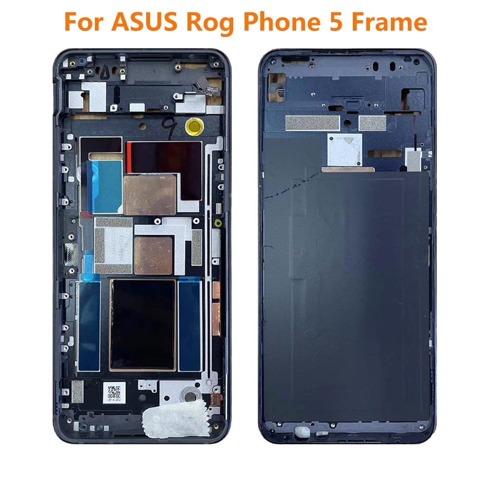 อะไหล่กรอบกลางหน้าจอ LCD แบบเปลี่ยน สําหรับ Asus ROG Phone 5 ZS673KS ASUS_I005DB 1005
