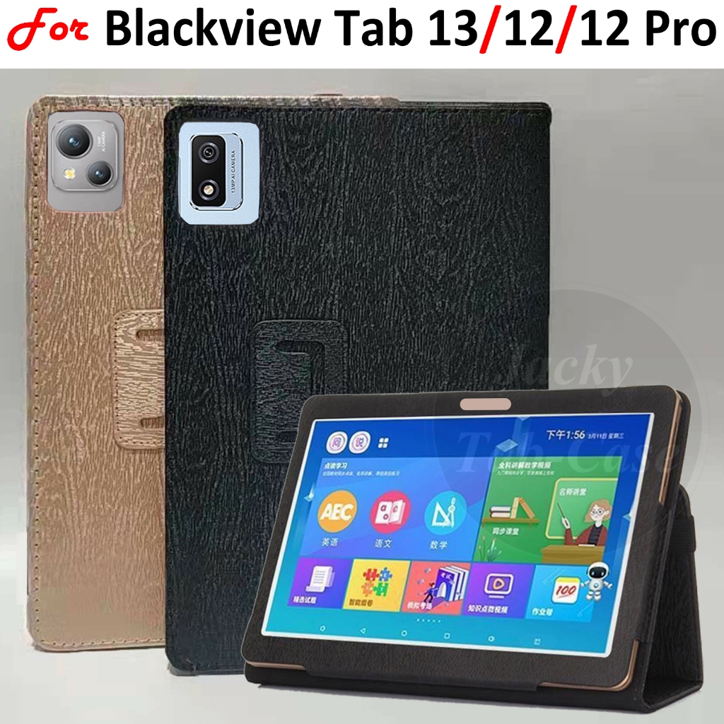 เคสหนัง PU ฝาพับ พร้อมขาตั้ง สําหรับ Blackview Tab 13 12 Tab12 Pro Oscal Pad 13 10.1 นิ้ว