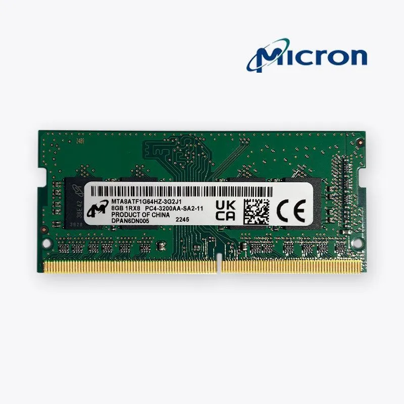 แรมหน่วยความจําแล็ปท็อป โน้ตบุ๊ก Micron DDR4 4GB 8GB 16GB DDR4 3200MHz 260PIN SODIMM
